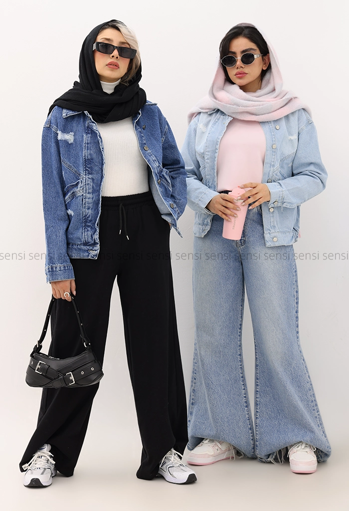 کت جین بغل کش کد1005102